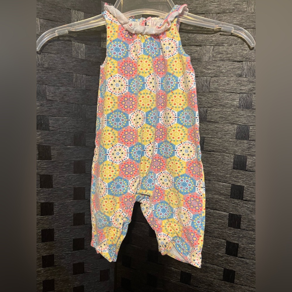 12-18 months Girls Pastourelle by Pippa & Julie Vintage one piece colorful print